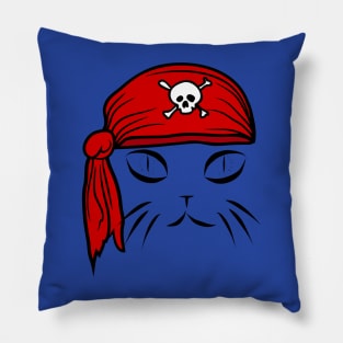 pirate cat Pillow