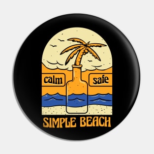 Simple Beach Pin