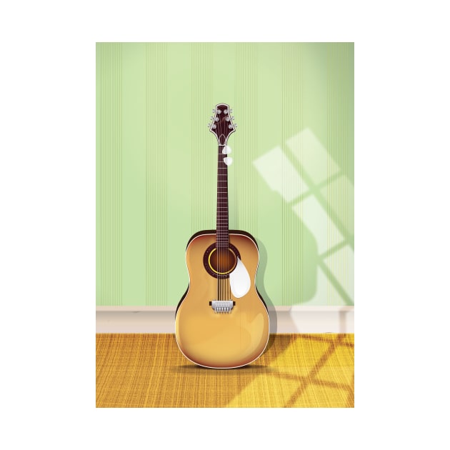 Acoustic Guitar by nickemporium1