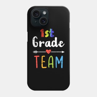 1st Grade Team Back To School Student Teacher Squad Phone Case