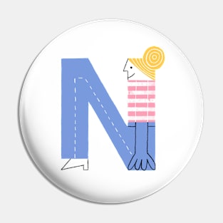 Fun ABC Pin