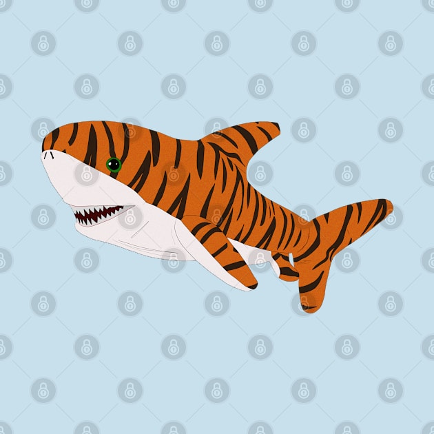 Cute Tiger Shark by Ferrajito