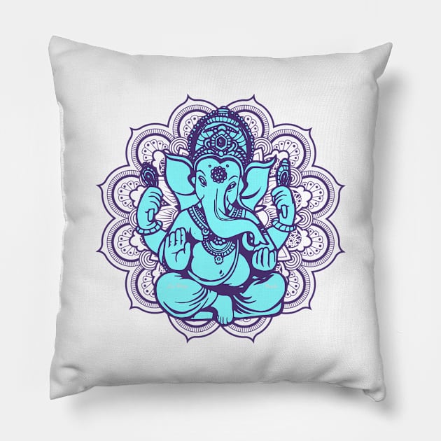 Ganesh Pillow by Lees Tees