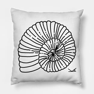 Ammonite Fossil Pillow