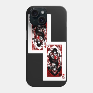 Queen and King of Hearts Phone Case