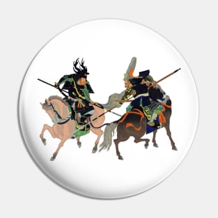 Honda v Kiyomasa Samurai Battle Pin