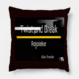 Techno Old School Rototeker - Alien Traveler Pillow