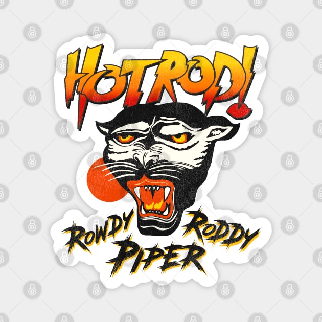 ROWDY RODDY PANTHER Magnet by darklordpug