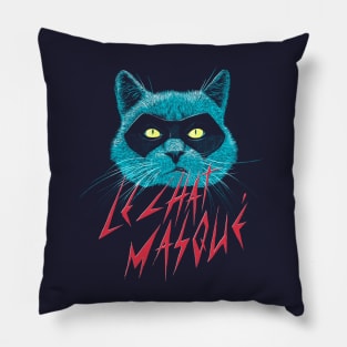 Le Chat Masqué Pillow