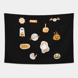 Halloween Design Sticker Pack Tapestry