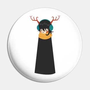 Deer Girl Pin