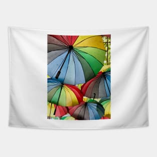 Colourful Umbrellas Tapestry