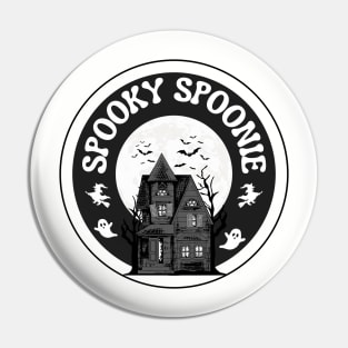 Spooky Spoonie Haunted House Pin