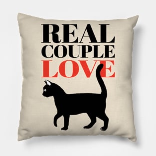 Real Couple Love Cat Pillow