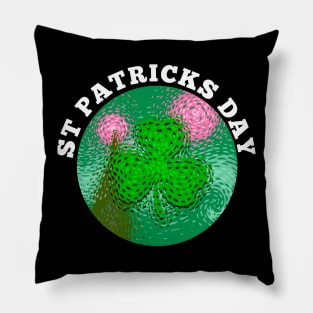 St patricks day van gogh Pillow