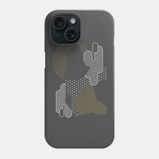 geometric bear Phone Case