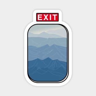 Exit Plane Window Magnet