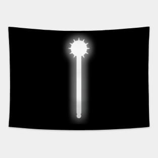 Spiritual Weapon (White Morningstar) Tapestry