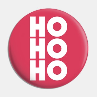 HO HO HO Christmas Santa Claus Pin