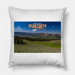 Beartooth Highway Wyoming and Montana Pillow