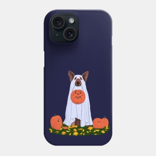 I am just here for the treats - funny Halloween illustration Phone Case