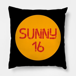 Sunny 16 Pillow