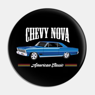 Chevy Nova Classic Cars American Pin