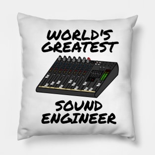 World's Greatest Sound Engineer Pillow