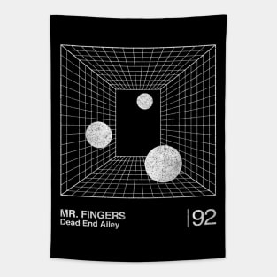 Mr Fingers / Minimalist Graphic Artwork Design Tapestry