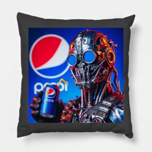 Steampunk Pepsi Man Pillow