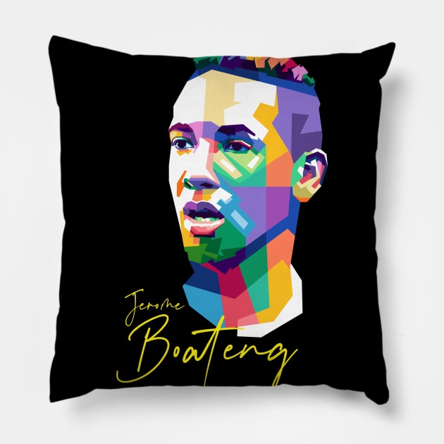 Jerome Boateng Pillow by erikhermawann22