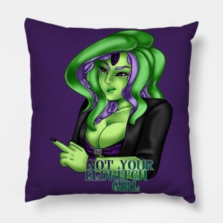 Not Your Eldritch Girl Pillow