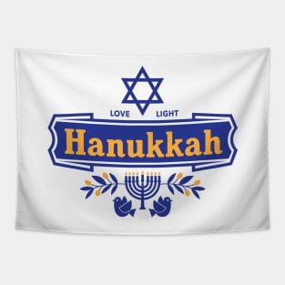 Love. Light. Hanukkah Tapestry