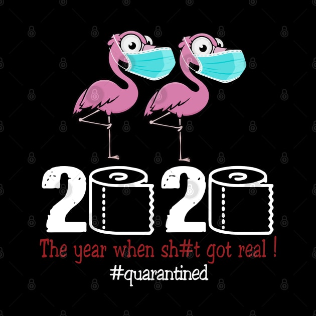 Flamingo 2020 The year when shit got real by AteezStore