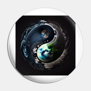 Yin Yang - Balance of Earth and Sea Pin