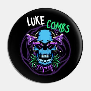 luke combs psychedelic Pin