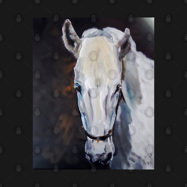 Beautiful Gem - White Horse by Krusty