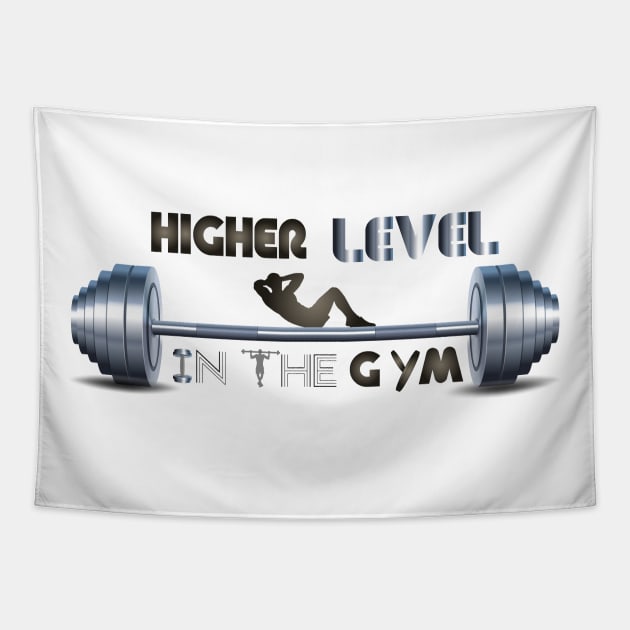 Hardest worker in the room, fit, highest level, gym lover,fitness,squat, for men's, for womens,beast Tapestry by Wa-DeSiGn-DZ