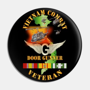 Vietnam Combat Vet  Door Gunner - Air Assault  w Fire w VN SVC Pin