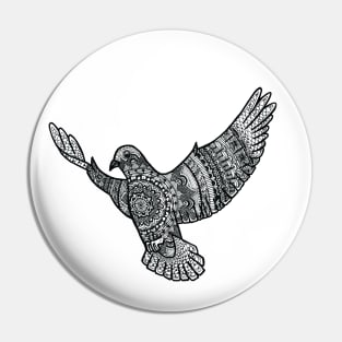 Dove (Design on Front) Pin