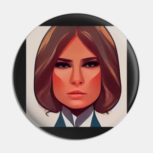 Melania Trump | Comics Style Pin