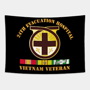 24th Evacuation HIspital - Vietnam Veteran w  V N SVC Tapestry