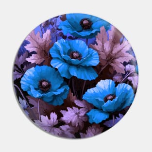 Poppy Flower Pin