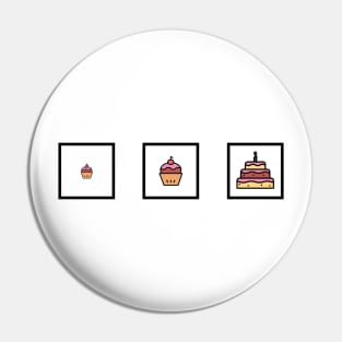 The Office Kevin’s Cupcake Coloured Pin