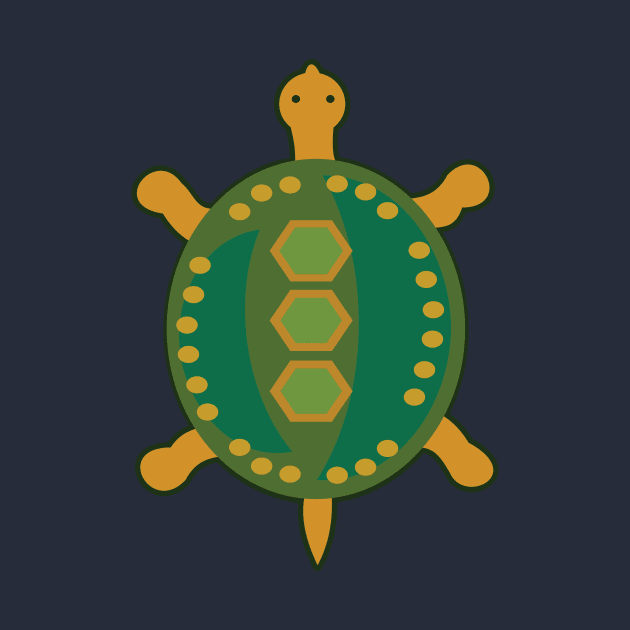 Tribal Turtle by evisionarts