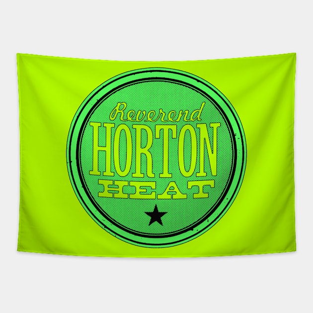 Reverend Horton Heat (Colour) Tapestry by CosmicAngerDesign