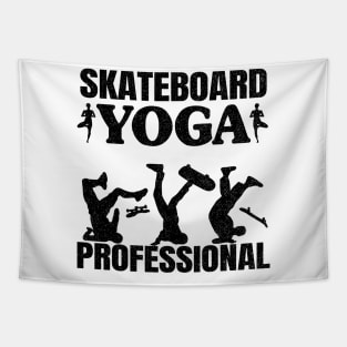 Skateboard Yoga Professional Funny Skateboard Tapestry