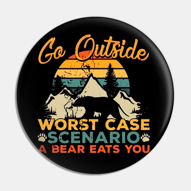 Go Outside camping Pin by aslamartbokrit