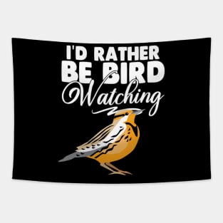 I'd Rather Be Birdwatching Tapestry