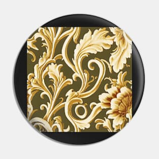 Rococo floral pattern, model 15 Pin